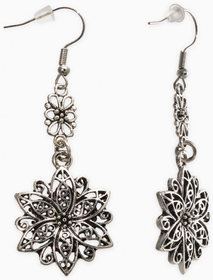 Серьги «Аутентичный цветок»