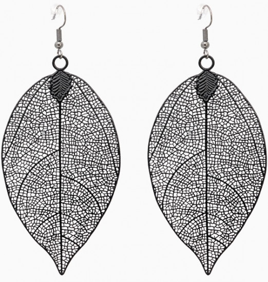 Серьги «Лист липы»