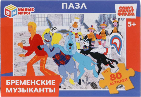 Пазл «Бременские музыканты»