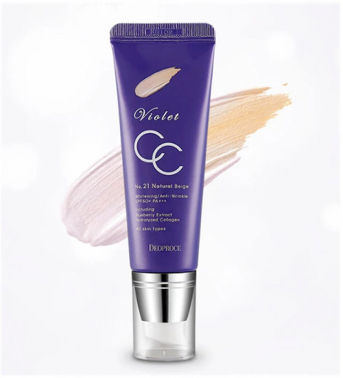 СС-крем для лица «Violet CC Cream», оттенок 21