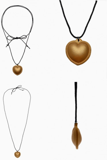 Кулон на шнурке «Сердечко»