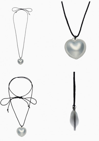 Кулон на шнурке «Сердечко»