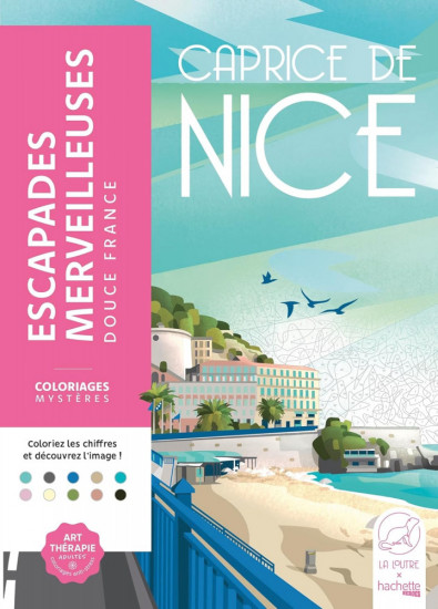 Раскраска «Escapades merveilleuses — Douce France»