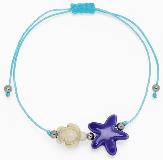 Браслет на нити «Звезда и черепашка»