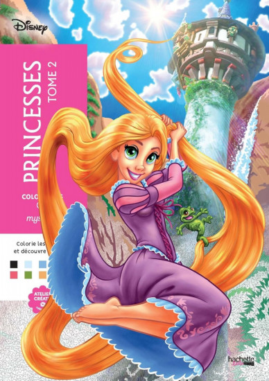Раскраска по номерам «Princesses Tome 2. Coloriages mystères»