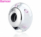 Шарм из серебра с кристаллами «Мурано»