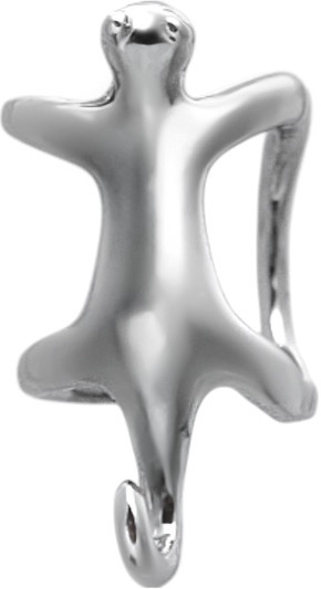 Серьга-кафф «Котик»