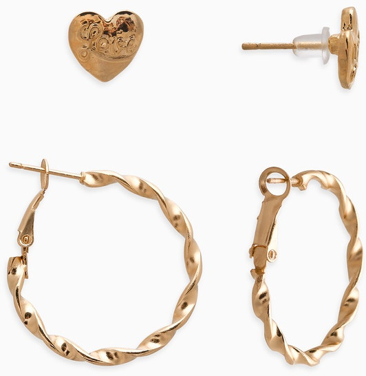 Набор серёг «Сердце»