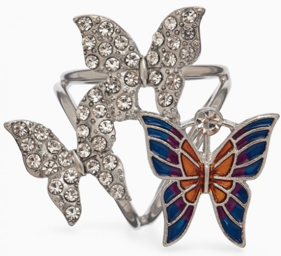 Кольцо для платка «Бабочки»