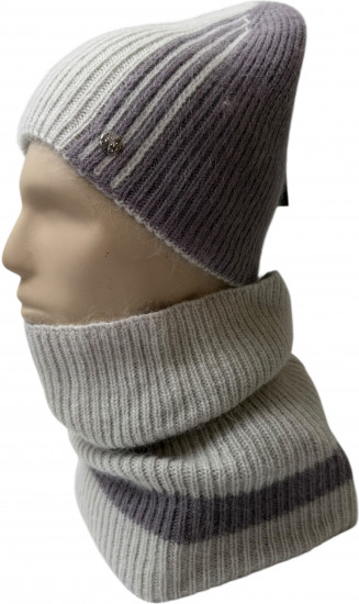 Шапка женская с хомутом