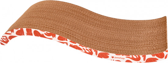 Когтеточка-лежанка волна с кошачьей мятой «Рокси»