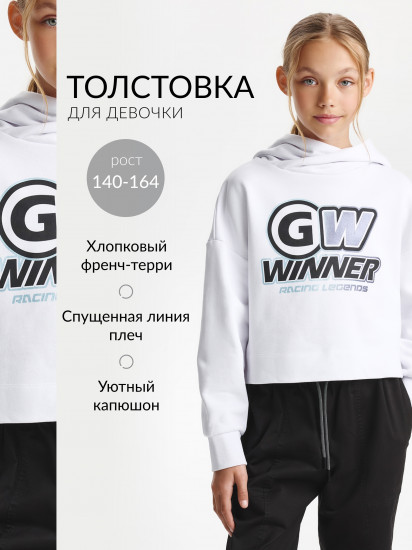 Худи для девочки укороченное 