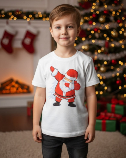 Футболка новогодняя детская «Но-но-но»