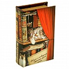 Шкатулка-книга «Спящий котёнок»