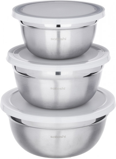 Набор салатников с крышками