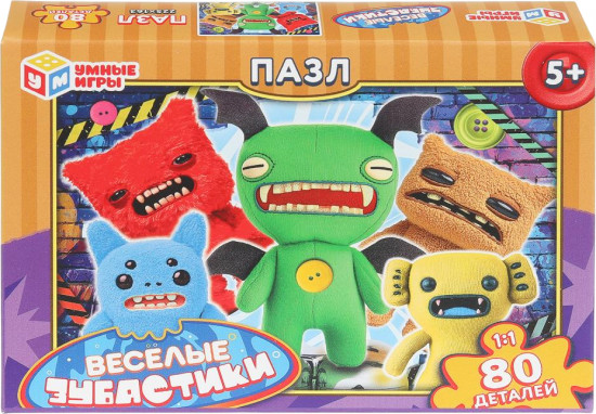 Пазл «Весёлые зубастики»