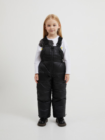 Полукомбинезон для девочки зимний стёганый на флисе