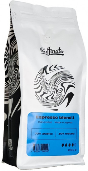 Кофе свежеобжаренный в зернах Espresso blend №1
