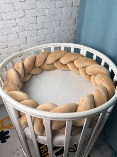 Бортик в кроватку «Косичка»