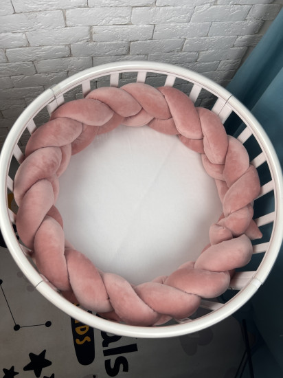 Бортик в кроватку «Косичка»