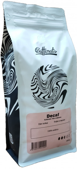 Кофе свежеобжаренный без кофеина в зернах «Decaf»