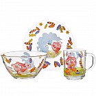 Набор детской посуды «Смешарики. Конфеты» (3 предмета)