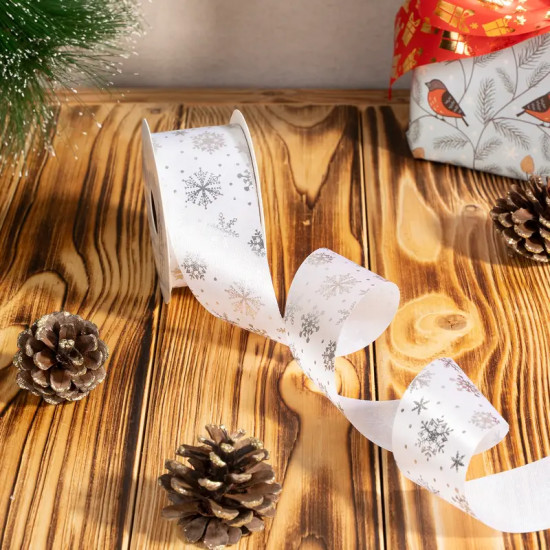 Лента упаковочная новогодняя