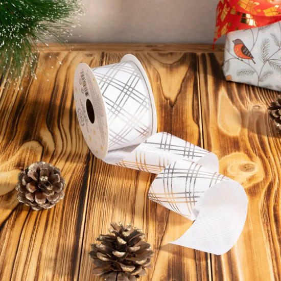 Лента упаковочная новогодняя