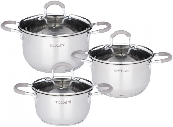 Набор кастрюль с крышкой «Альбер»