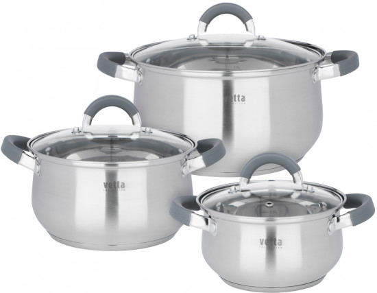Набор кастрюль с крышкой «Вена»