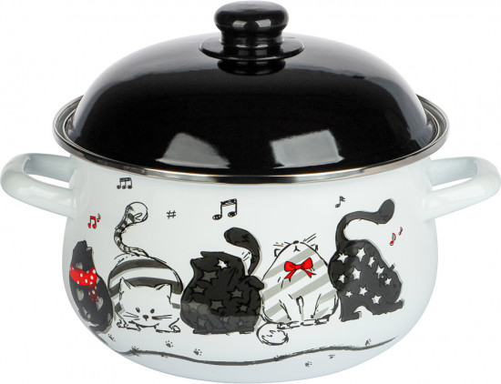 Кастрюля с крышкой «Хвостатые друзья»