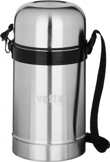 Термос металлический с широкой горловиной «Суповой»