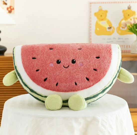 Мягкая игрушка-подушка «Арбузная долька»