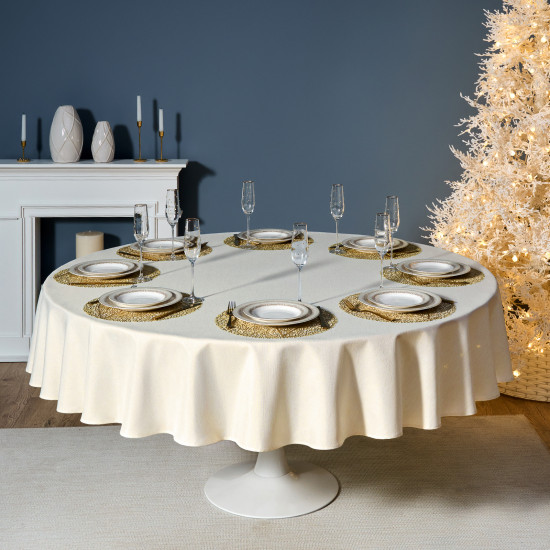 Скатерть круглая «Феерия. Золото»