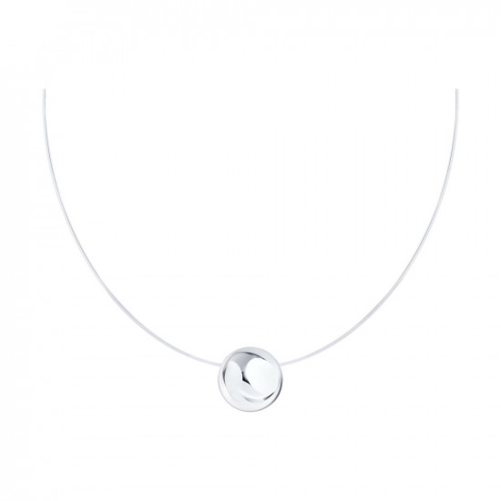 Колье на леске из серебра