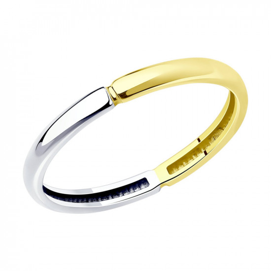 Кольцо из золочёного серебра