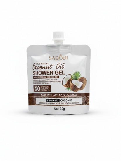 Питательный гель для душа с экстрактом кокоса