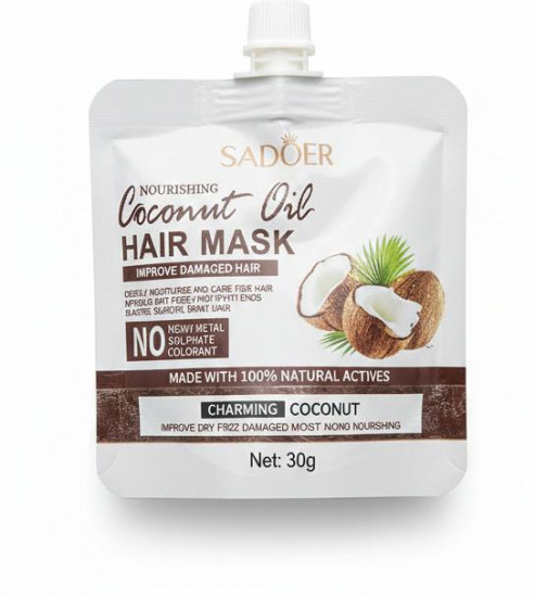 Маска для волос питательная с экстрактом кокоса