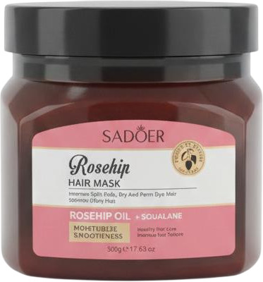 Питательная маска для волос с маслом шиповника