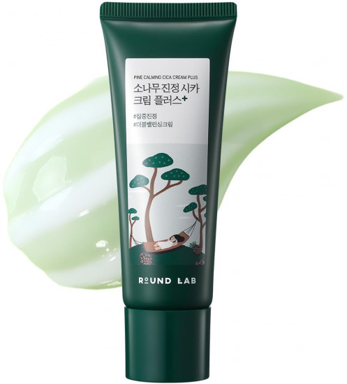 Двойной крем с экстрактом центеллы для проблемной кожи лица «Pine Calming Cica Cream Plus»
