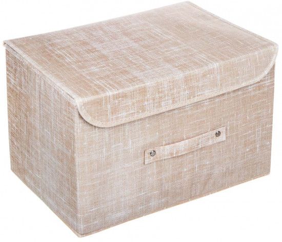 Кофр для хранения с крышкой «Лён»