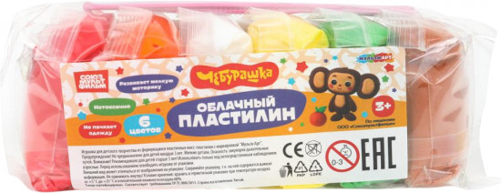 Пластилин лёгкий «Чебурашка»