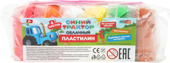 Пластилин лёгкий «Синий Трактор»