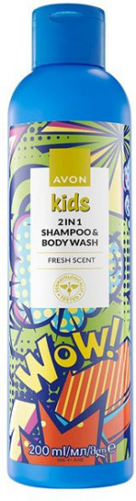 Детский шампунь-гель для душа с освежающим ароматом