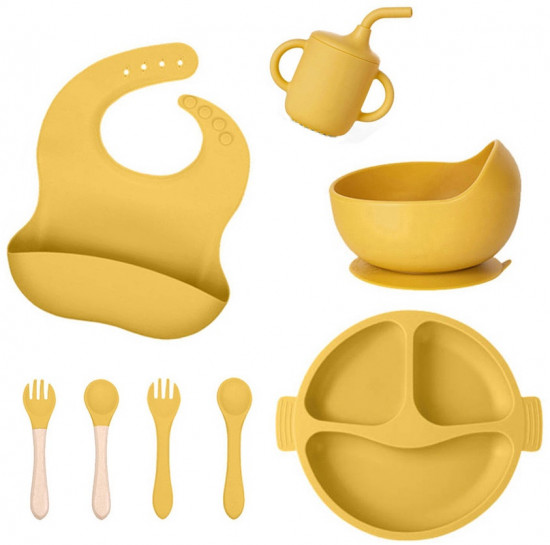 Комплект детской посуды 8 в 1