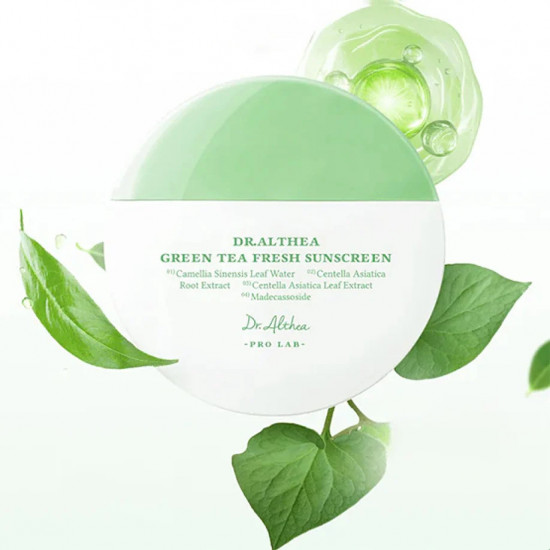 Солнцезащитный крем «Green Tea Fresh Sunscreen SPF50+ PA++++»