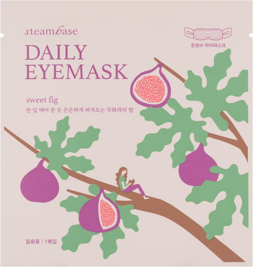 Согревающая маска для глаз с эффектом ароматерапии «Daily Eyemask Sweet Fig»