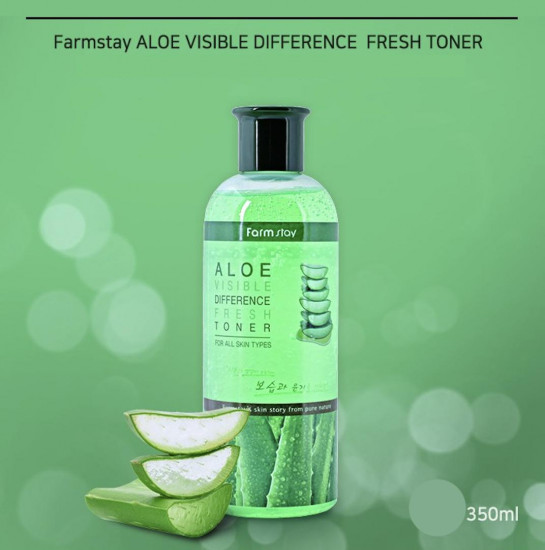 Тонер для лица с алоэ «Visible Difference Fresh Toner Aloe»