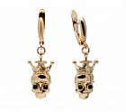 Серьги «Бобан» (покрытие - позолота)
