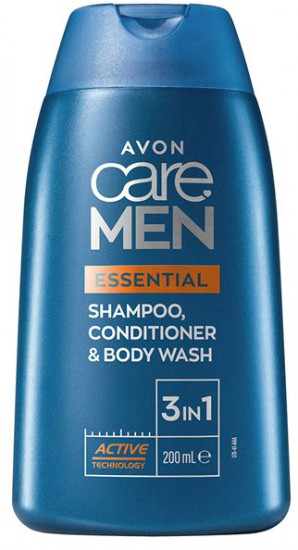 Шампунь, кондиционер и гель для душа для мужчин «Основной уход»